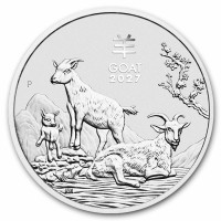 Silver coin Year of the Goat 1 oz (2027)