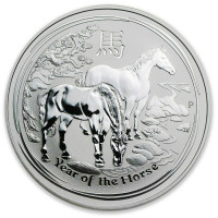 Silver coin Year of the Horse 1 oz (2014)