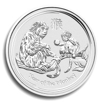 Silver coin Year of the Monkey 1 oz (2016)
