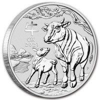 Silver coin Year of the Ox 1 oz (2021)