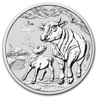 Silver coin Year of the Ox 1 oz (2021)