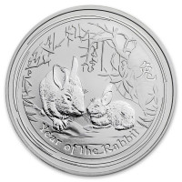 Silver coin Year of the Rabbit (2011)