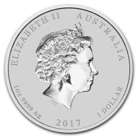 Silver coin Year of the Rooster 1 oz (2017)