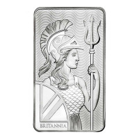 Silver bar Britannia 100 oz