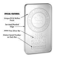 Silver bar Royal Canadian Mint 10 oz