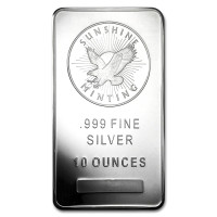 Silver ingot Sunshine Mint 10 oz