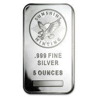 Silver ingot Sunshine Mint 5 oz