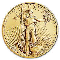 Gold coin American Gold Eagle 1/4 oz Type2