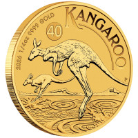 Gold coin Australian Kangaroo 1/4 oz 2026 40th anniversary