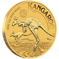 Gold coin Australian Kangaroo 1 oz 2026 40th anniversary