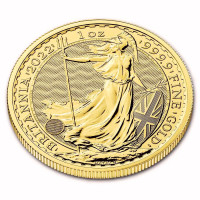Gold coin Britannia 1 oz Elizabeth II.