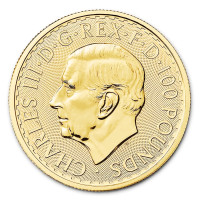 Gold coin Britannia 1 oz Charles III.