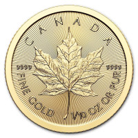 Gold coin Canadian Maple Leaf 1/10 oz