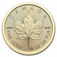 Gold coin Canadian Maple Leaf 1/4 oz