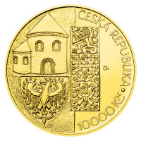 Gold coin ČNB 10.000 Kč 1100th anniversary of the beginning of Prince Wenceslas' reign STANDARD 1 oz