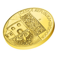 Gold coin ČNB 10.000 Kč 1100th anniversary of the beginning of Prince Wenceslas' reign STANDARD 1 oz