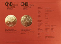 Gold coin ČNB 5.000 Kč Hradec Králové STANDARD