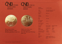 Zlatá mince ČNB 5.000 Kč Hradec Králové STANDARD 1/2 oz