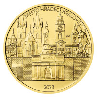 Gold coin ČNB 5.000 Kč Hradec Králové STANDARD 1/2 oz