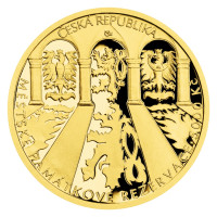 Gold coin ČNB 5.000 Kč Kromeriz PROOF 1/2 oz