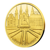 Gold coin ČNB 5.000 Kč Kromeriz PROOF 1/2 oz