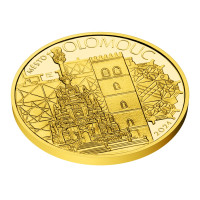 Zlatá mince ČNB 5.000 Kč Olomouc PROOF 1/2 oz