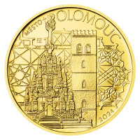 Gold coin ČNB 5.000 Kč Olomouc STANDARD