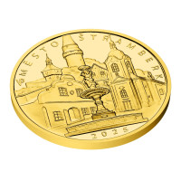 Gold coin ČNB 5.000 Kč Štramberk PROOF 1/2 oz