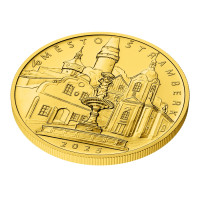 Gold coin ČNB 5.000 Kč Štramberk STANDARD 1/2 oz