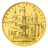Gold coin ČNB 5.000 Kč Štramberk STANDARD 1/2 oz