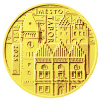 Gold coin ČNB 5.000 Kč Tábor PROOF 1/2 oz