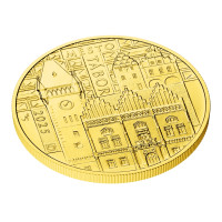 Gold coin ČNB 5.000 Kč Tábor STANDARD 1/2 oz