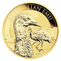 Gold coin Emu 1 oz