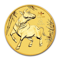 Gold coin Lunar III. Year of the Ox 1/10 oz (2021)