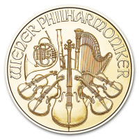 Gold coin Wiener Philharmoniker 1/10 oz