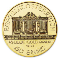 Gold coin Wiener Philharmoniker 1/2 oz