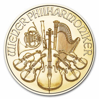 Gold coin Wiener Philharmoniker 1/2 oz