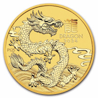 Gold coin Year of the Dragon 1/10 oz (2024)