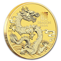 Gold coin Year of the Dragon 1/4 oz (2023)