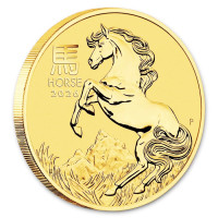 Gold coin Year of the Horse 1/4 oz (2026)