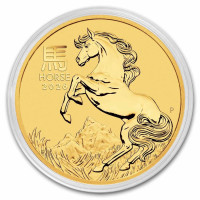 Gold coin Year of the Horse 1/4 oz (2026)