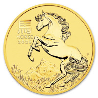 Gold coin Year of the Horse 1/4 oz (2026)