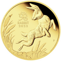 Gold coin Year of the Rabbit 1/4 oz (2023)