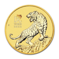 Gold coin Year of the Tiger 1/10 oz (2022)