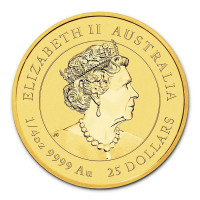 Gold coin Year of the Tiger 1/4 oz (2022)