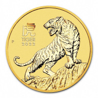 Gold coin Year of the Tiger 1/4 oz (2022)