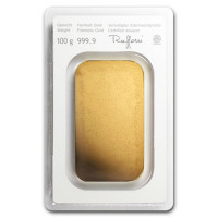 Gold ingot 100g Münze Österreich