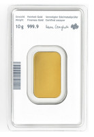 Gold ingot 10g Münze Österreich - Kinebar
