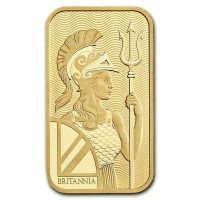 Gold ingot 1g Britannia