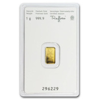 Gold ingot 1g Münze Österreich - Kinebar